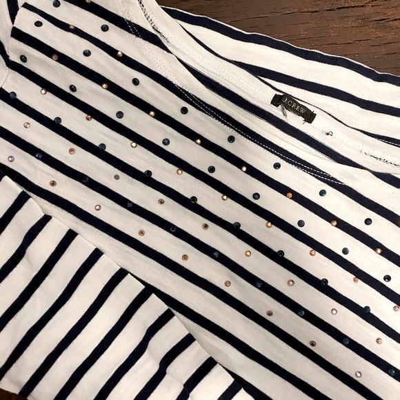 J. Crew Embellished Tee - Picture 5 of 5